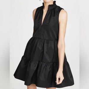 Amanda Uprichard Sleeveless Saffron Dress in Black – Size M